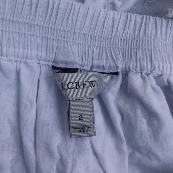J. Crew white textured skirt—like new - Picture 6 of 7